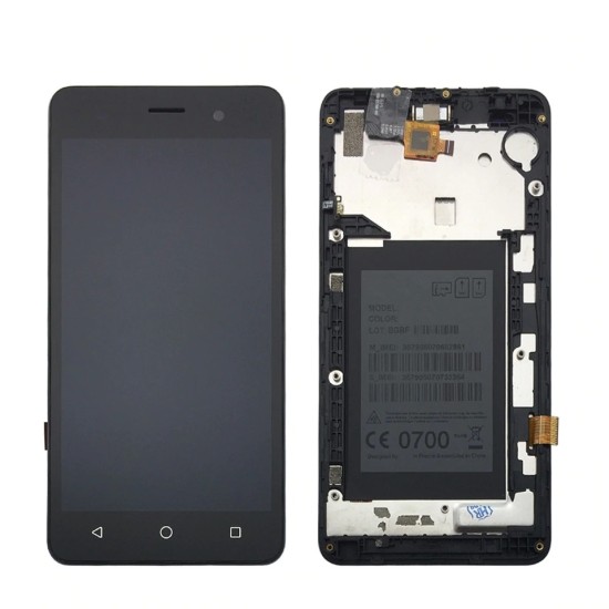 TOUCH+DISPLAY COM FRAME WIKO LENNY 3 PRETO TOUCH+DISPLAY COM FRAME WIKO LENNY 3 PRETO